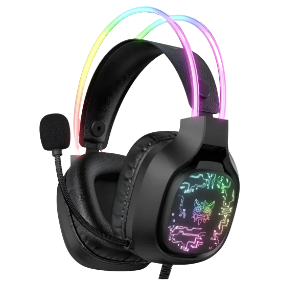 Headset Gaming onikuma With RGB LED X22 Black