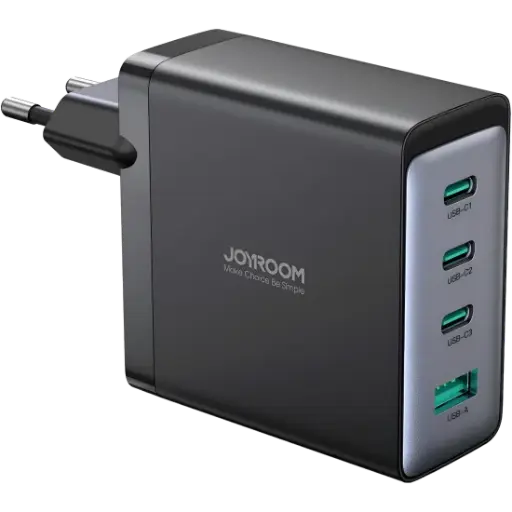 Charger Mobile Joyroom 3C1A 100W JR-TCG04 + Cable Type-C To Type - C 1.2M Black. 