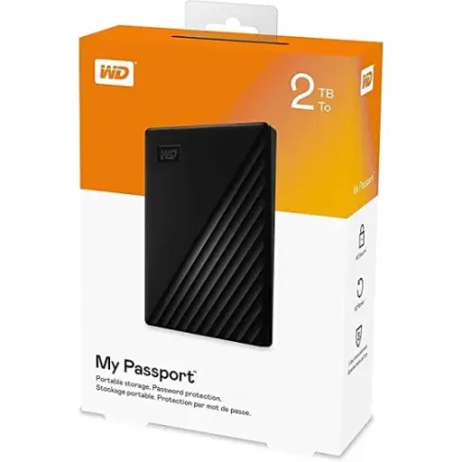 Hard Hdd Sata 2.5" 2Tb Western Digital My Passport Portable External Usb 2.5" 